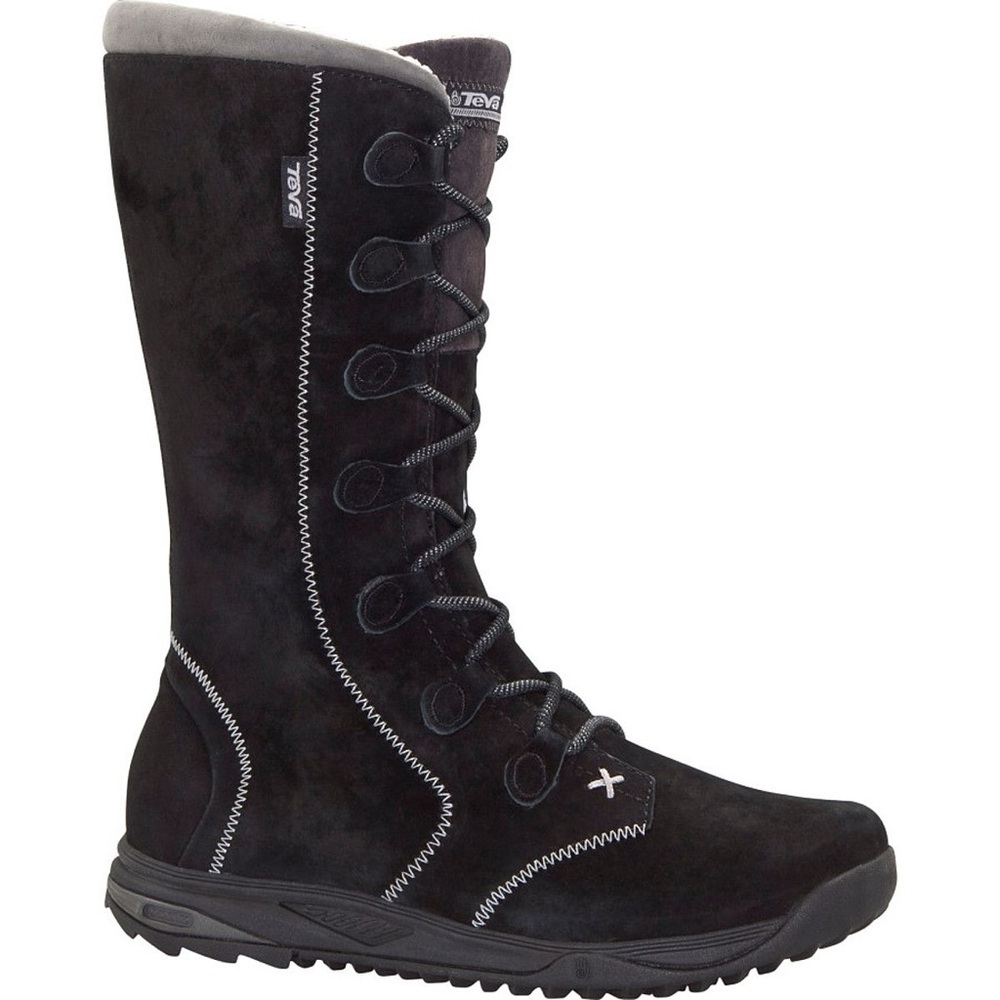 Teva Vero WP Winter Boots black Tall Size 7.5